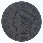 1824 Matron Head Large Cent