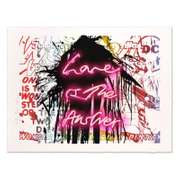 Mr. Brainwash, "Love is the Answer" One-of-a-Kind Mixed Media, Numbered 1/1 Inverso and Signed with Certificate of Authenticity.