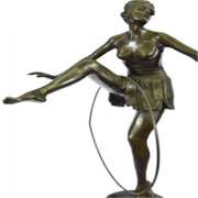 Woman Dancer Bronze Sculpture
