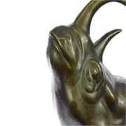 African Rhino Wall Mount Bronze Statue