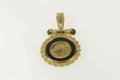 14K Yellow Gold 2004 1/10 Oz. $5 American Half Eagle Coin Pendant