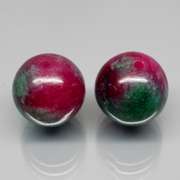 Spectacular 13.46ct red and green Ruby in Zoisite