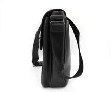 Prada Saffiano Black Leather Messenger Bag