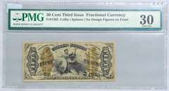 50 Cent Fr 1362 Fractional Note PMG VF 30