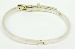 Taxco Mexico Sterling Buckle Bangle Bracelet
