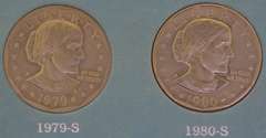 1979 & 1980 P,D,S US Dollar Coins Susan B. Anthony