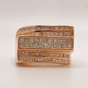 Gent's 14kt Solid Gold & 2.0 Carat Diamond Ring