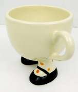 Vintage Carlton Ware Walking Feet Coffee Cup