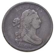 1804 Draped Bust Half Cent