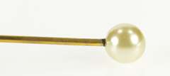 Gold Filled 6.3mm Pearl Victorian Wedding Boutonnière Stick Pin