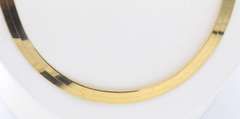 Vintage Sterling Silver Signed Herringbone Necklace