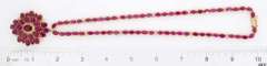Lavish Lady's Ruby and Diamond Necklace