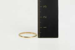 14K Yellow Gold Vintage NOS 1950's Rounded Wedding Band Ring