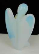 Vintage Miniature Opalescent Glass Angel