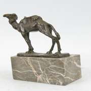 Camel Take a Journey Desert Bronze Sculpture