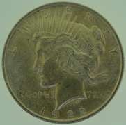1922 $1 Silver Peace Dollar Coin