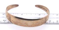 Vintage Sterling Silver Cuff Bangle