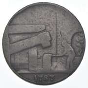 1787 United Kingdom Half Penny - Wilkinson Forge