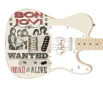 Jon Bon Jovi Autographed Signed Fender Telecaster Photo Graphics Guitar ACOA