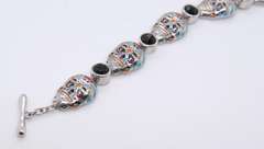 Sterling Silver Skeleton Link Bracelet