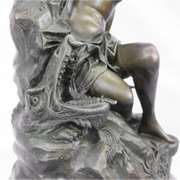 Nude Nymph Bronze Sculpture