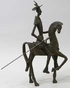 Don Quixote on Horse Bronze Sculpture