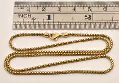 Sparkling 14k Popcorn Link Necklace