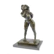 Bondage Girl Bronze Sculpture