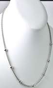 Set Of 2 Sterling Silver Necklaces