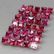 Radiant princess cut! Unheated! 3.91ct Sapphire set!