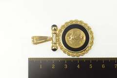 14K Yellow Gold 2004 1/10 Oz. $5 American Half Eagle Coin Pendant