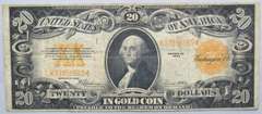 $20 Gold Certificate 1922 Series