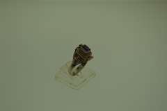 Vintage Sterling Silver Amethyst Ring