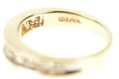 10K Yellow Gold 0.80 Ctw Light Brown Diamond Wedding Band Ring