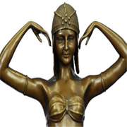 Skilled Romanian Dancer Bronze Sculpture