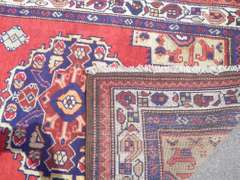 Semi Antique Persian Heriz 3.6x10.4