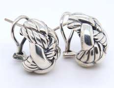 David Yurman Woven Cable Earrings