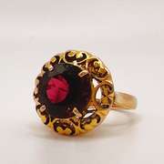 14kt Gold and Tourmaline Cocktail Ring