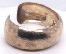 Vintage Sterling Silver Cuff Bangle Bracelet