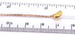 Attractive Yellow Gold Half Moon Fancy Yellow Diamond Necklace