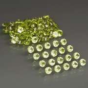 Unheated! 6.08ct Peridot set