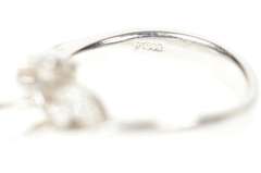 Platinum 0.24 Ctw Diamond 5.75mm Engagement Setting Ring