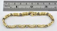 Stunning Fancy Link Diamond Bracelet