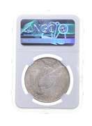 MS62 MINT ERROR 1923 Peace Silver Dollar - Clipped Planchet Graded NGC