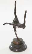Special Patina Prima Ballerina Bronze Sculpture