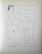 PABLO PICASSO, MODEL AND SCULPTURED HEAD