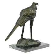 Wildlife Stork Bird Bronze Statue