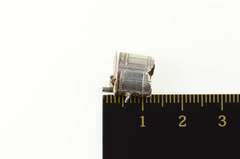 Sterling Silver 3D Antique Inspired Bucket Articulated Charm/Pendant