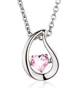 Dancing stone heart of Ocean Pendant