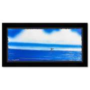 Wyland, "Fluke" Framed, Hand Signed Original Painting with Letter of Authenticity.